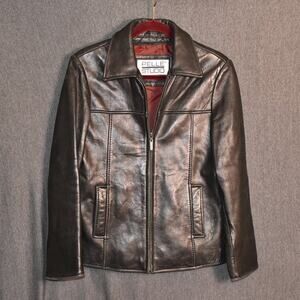 Pelle Studio Wilson's Leather Jacket Women's Small Full Zip (READ)